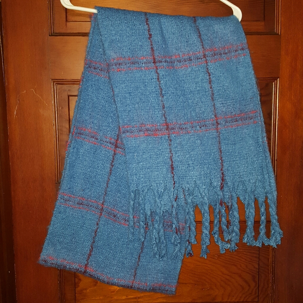 Blue scarf